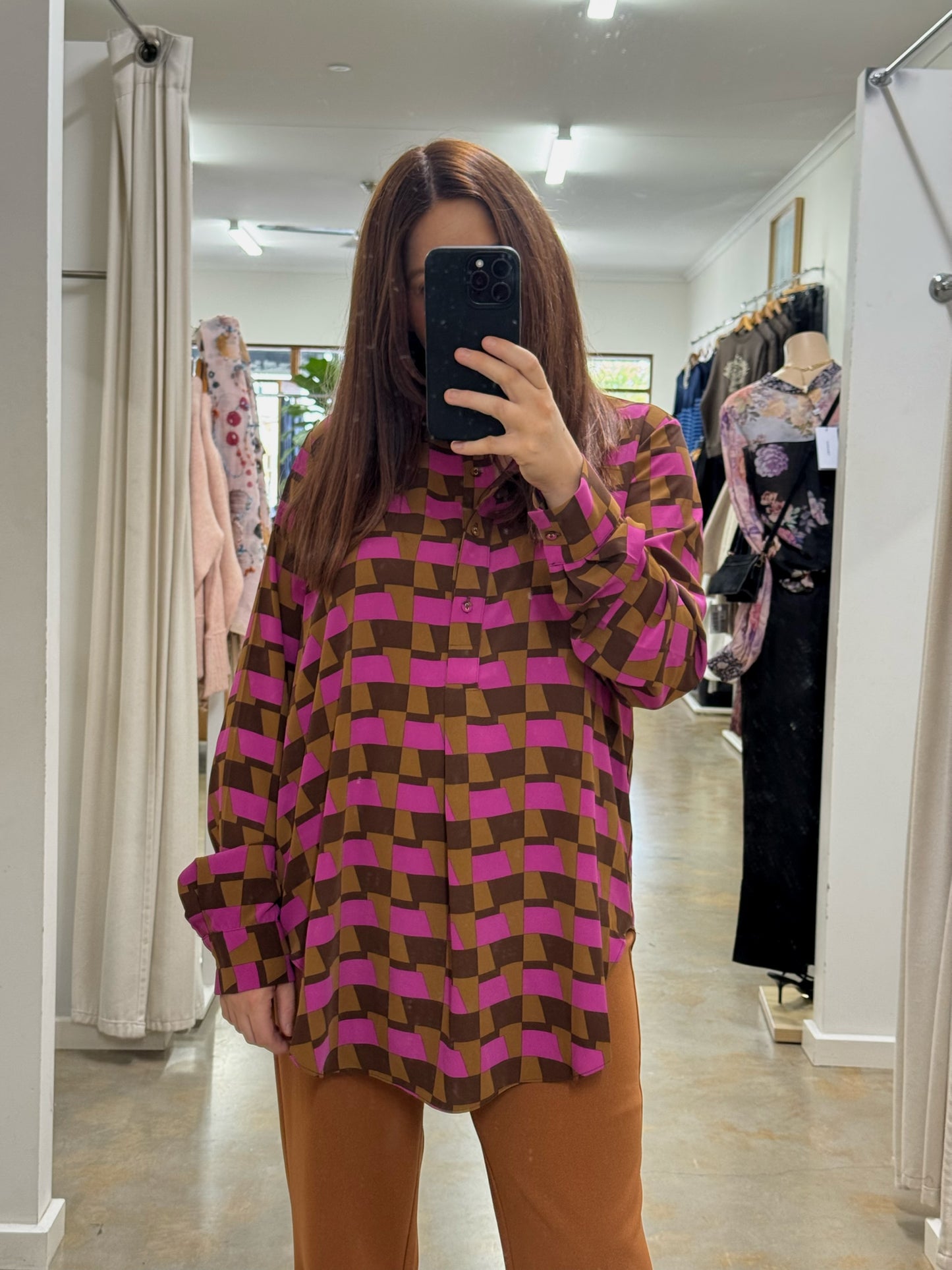 ASTRID SHIRT GEO PRISM