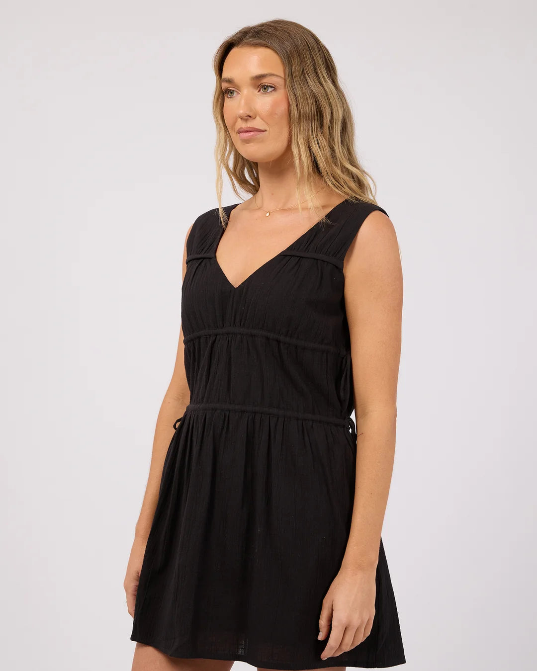 AAE HEIDI RUCHED MINI DRESS