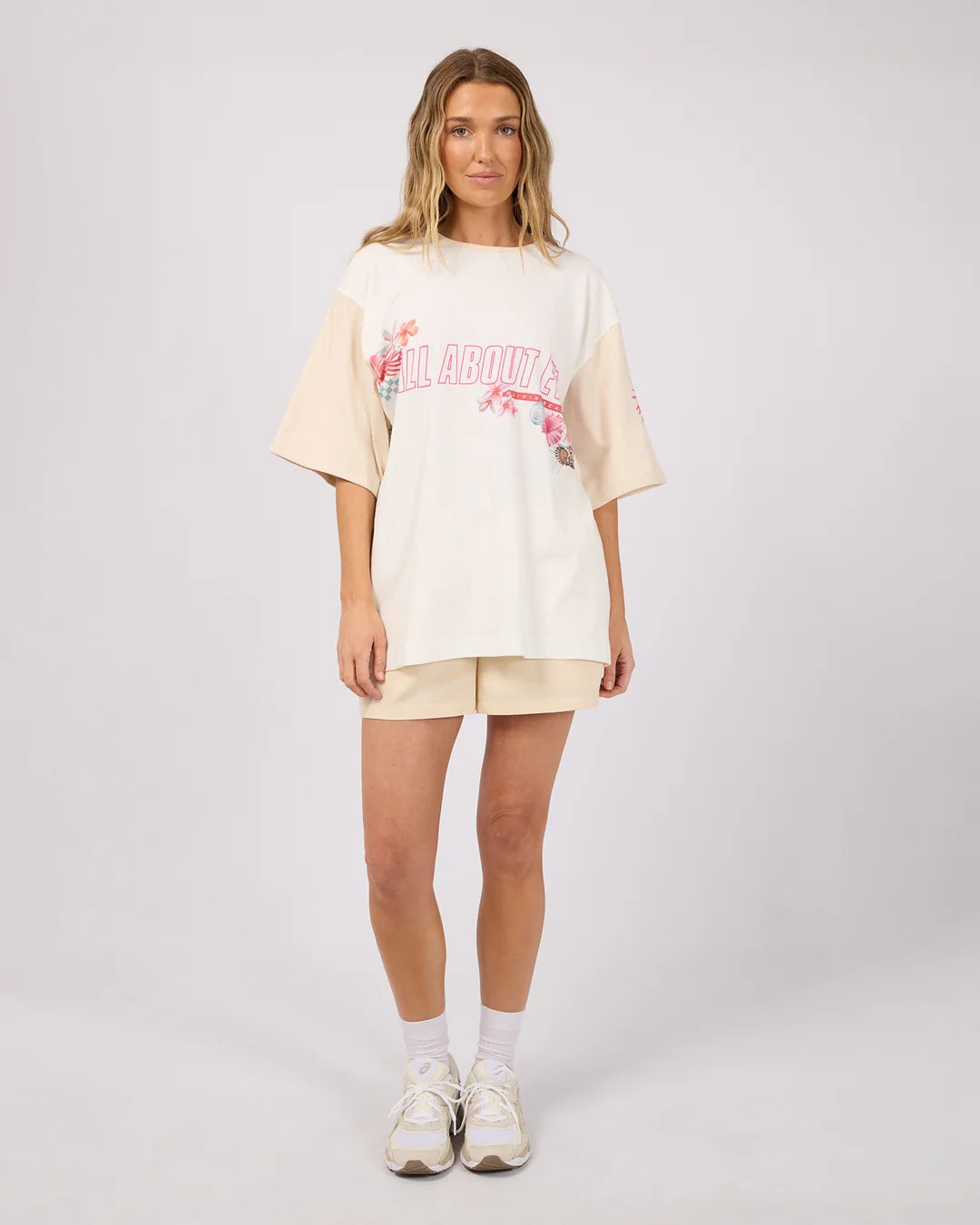 HAWAIIAN HIBISCUS OVERSIZED TEE