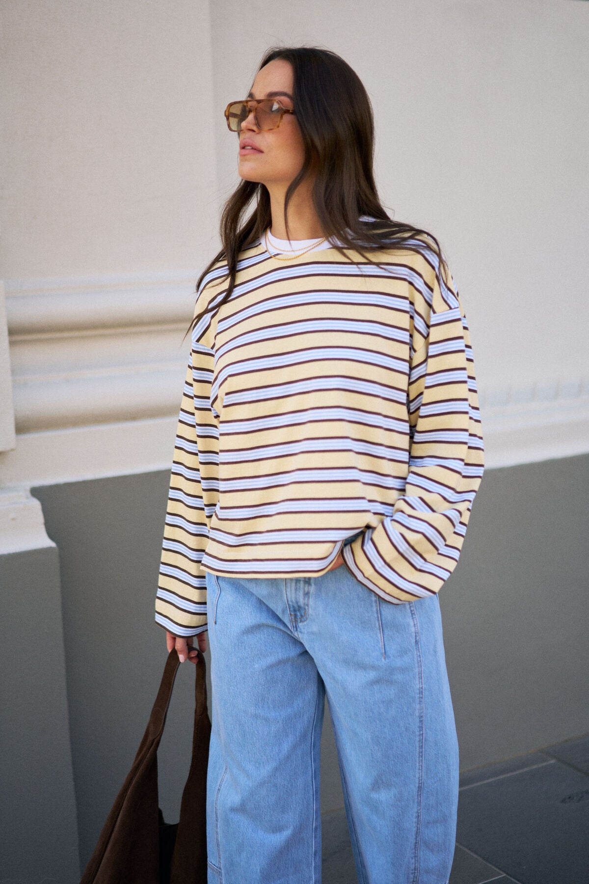 BEAU LONG SLEEVE SLOUCHY TEE
