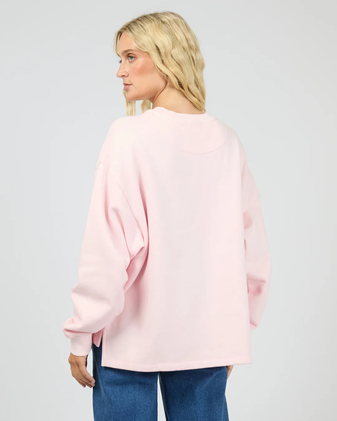 AAE WASHED BOX CREW LIGHT PINK