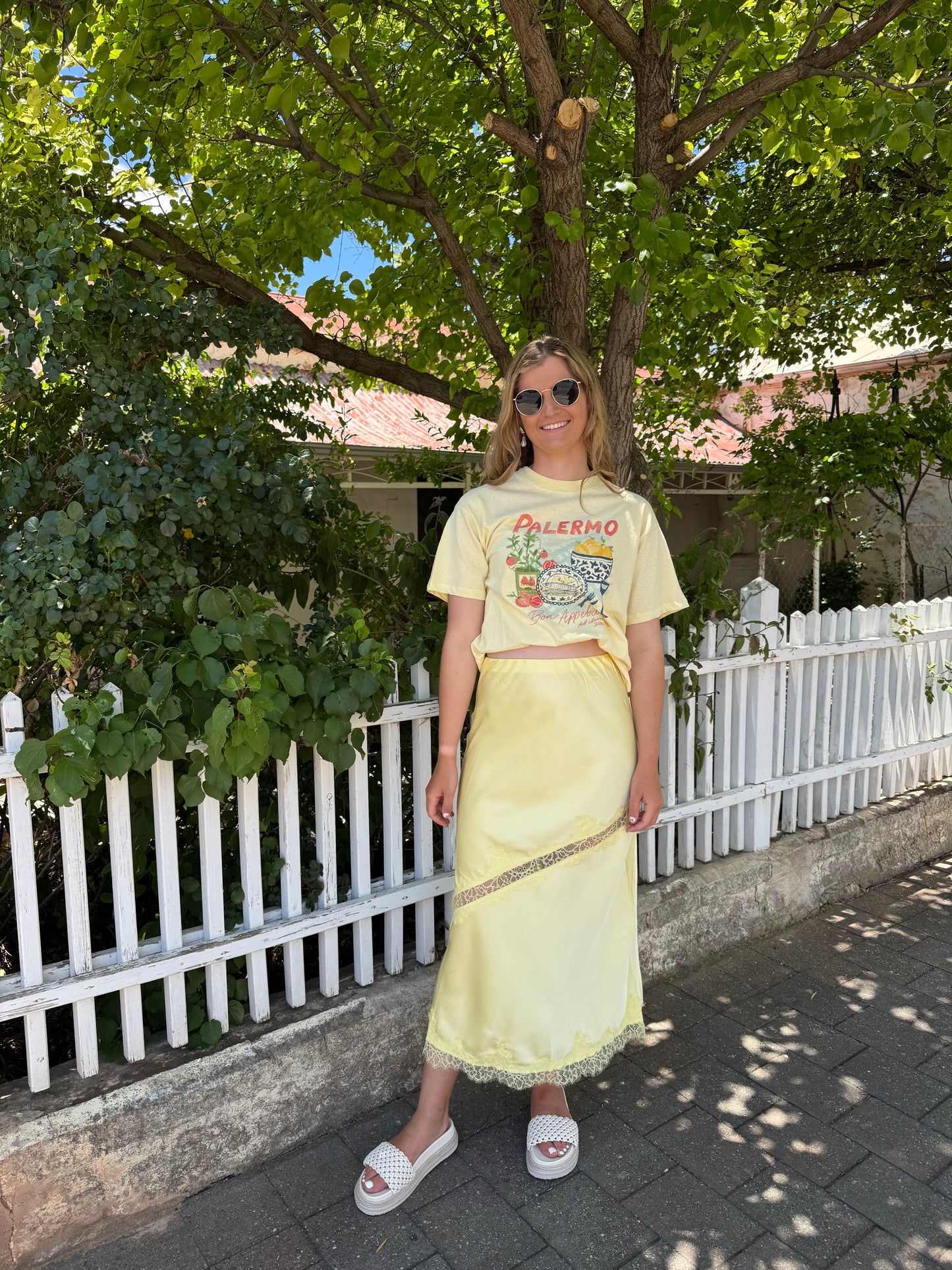 SUNNY SILK SKIRT