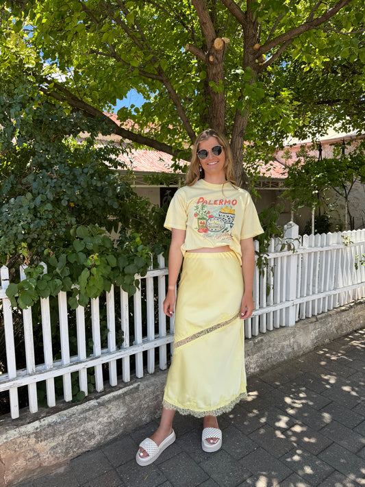 SUNNY SILK SKIRT