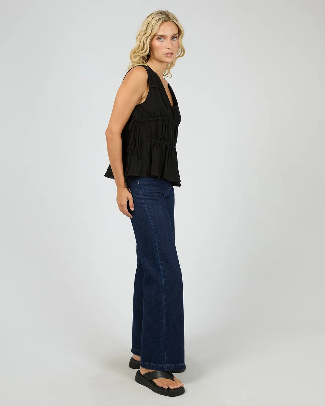 AAE HEIDI RUCHED TOP