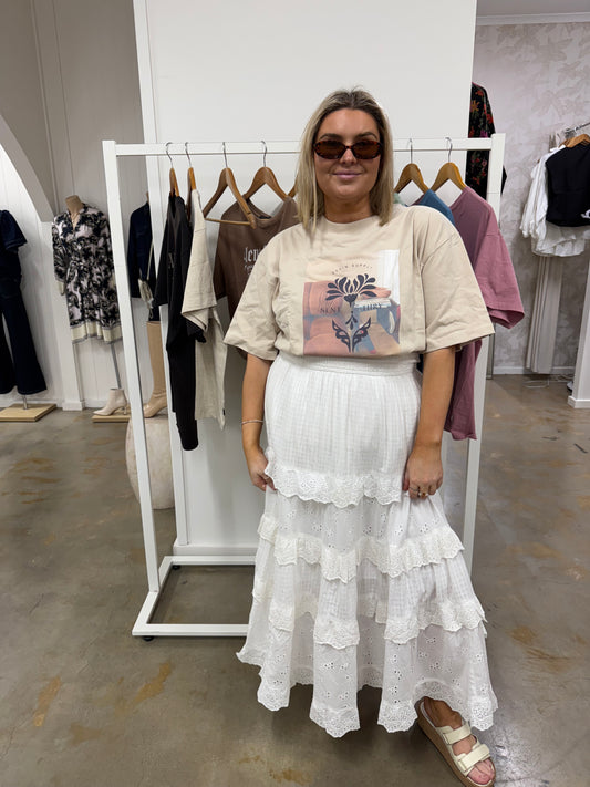 RAIN MAXI SKIRT