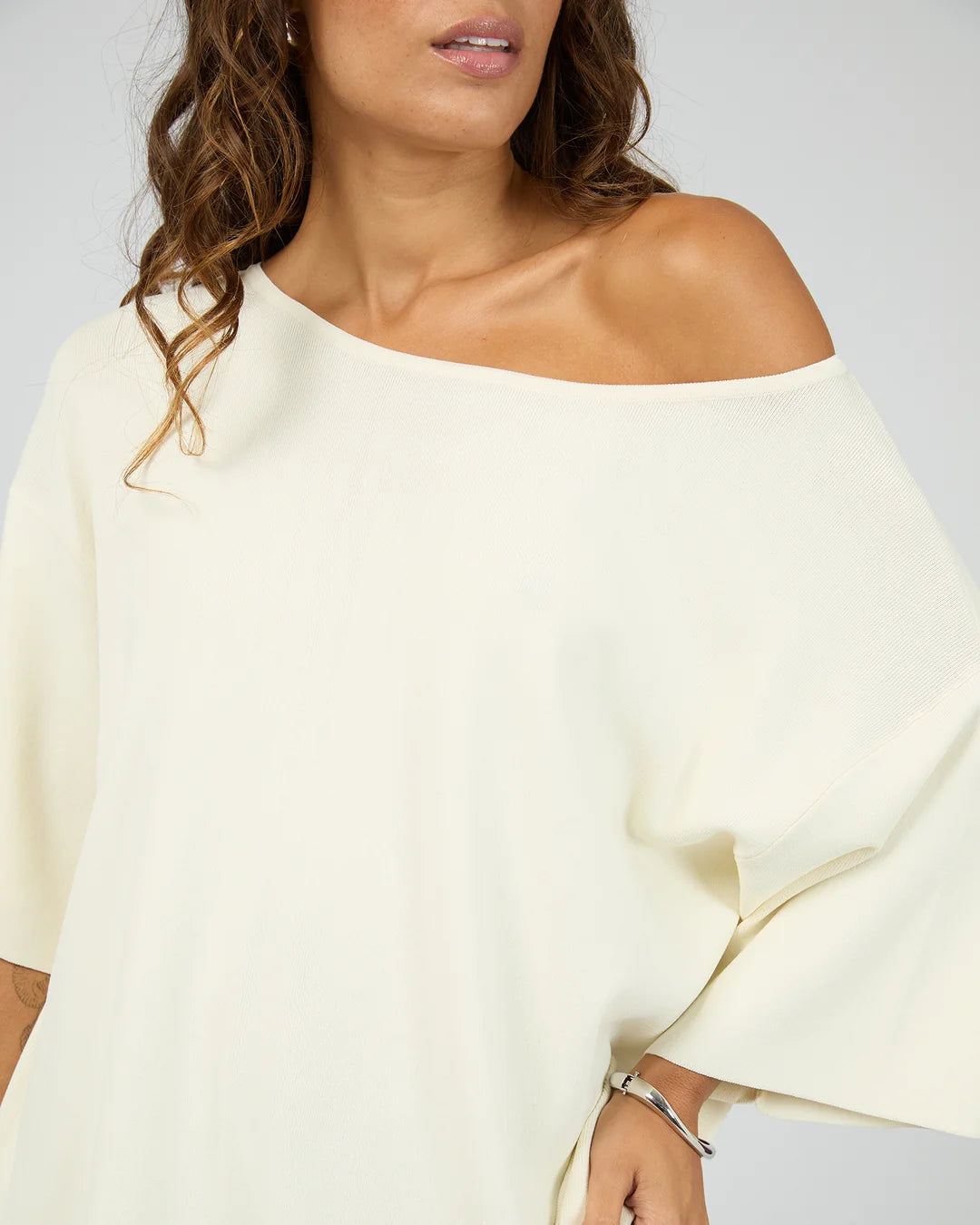 OLLIE OFF SHOULDER KNIT TOP