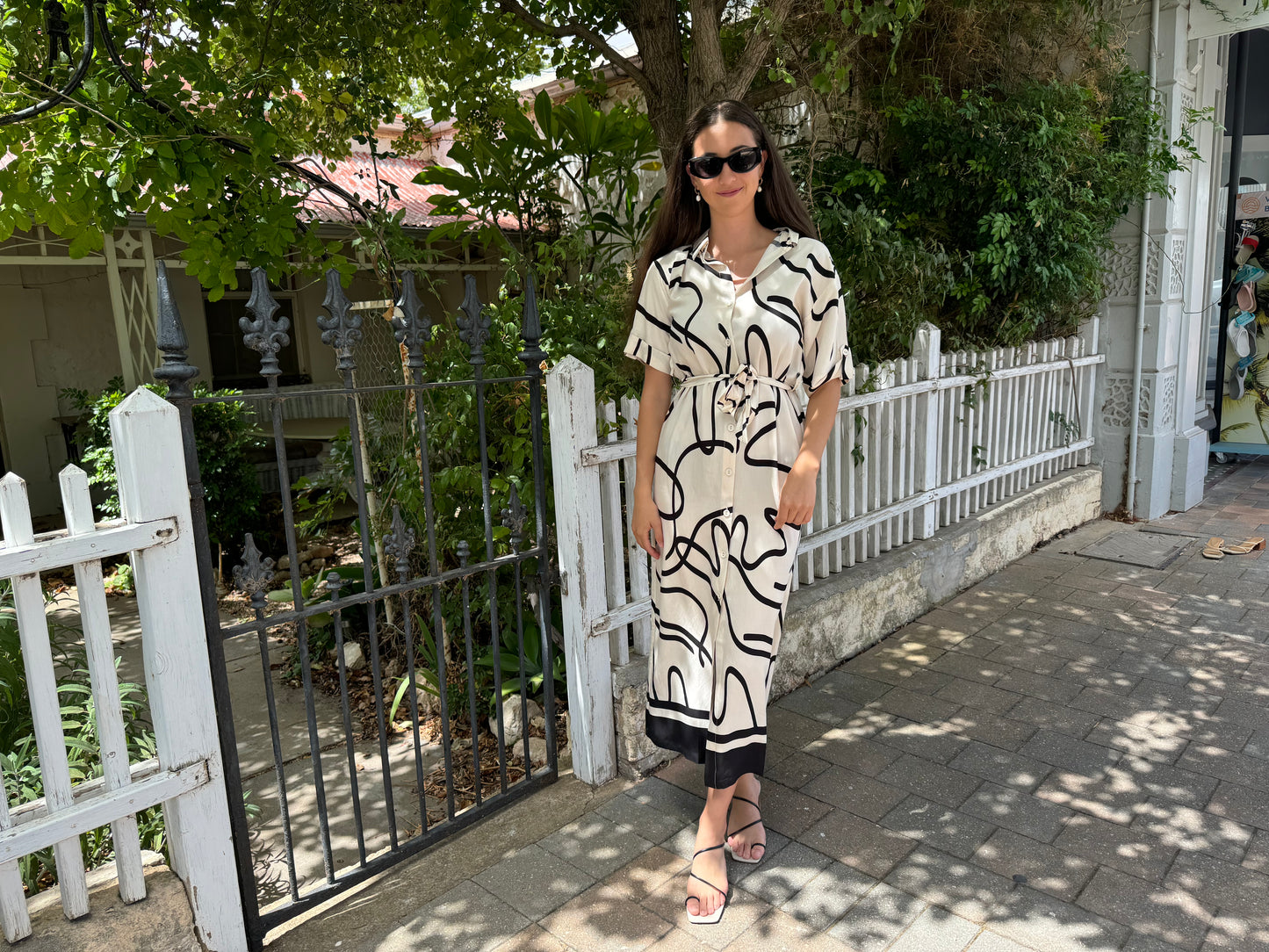 ZENITH MIDI SHIRT DRESS