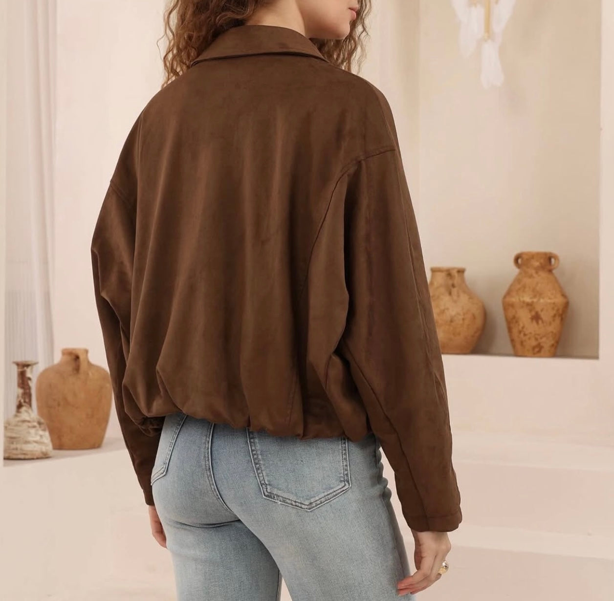 SASHA SUEDE JACKET
