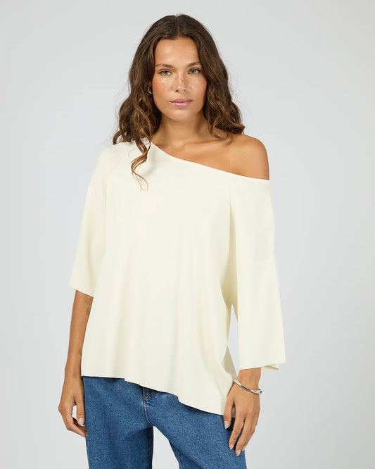 OLLIE OFF SHOULDER KNIT TOP