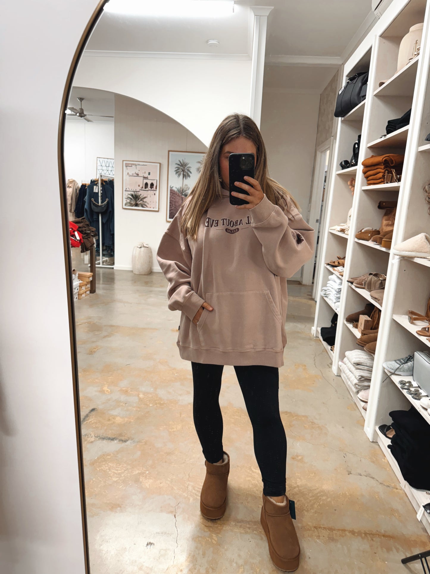 HIBISCUS RELAXED HOODIE