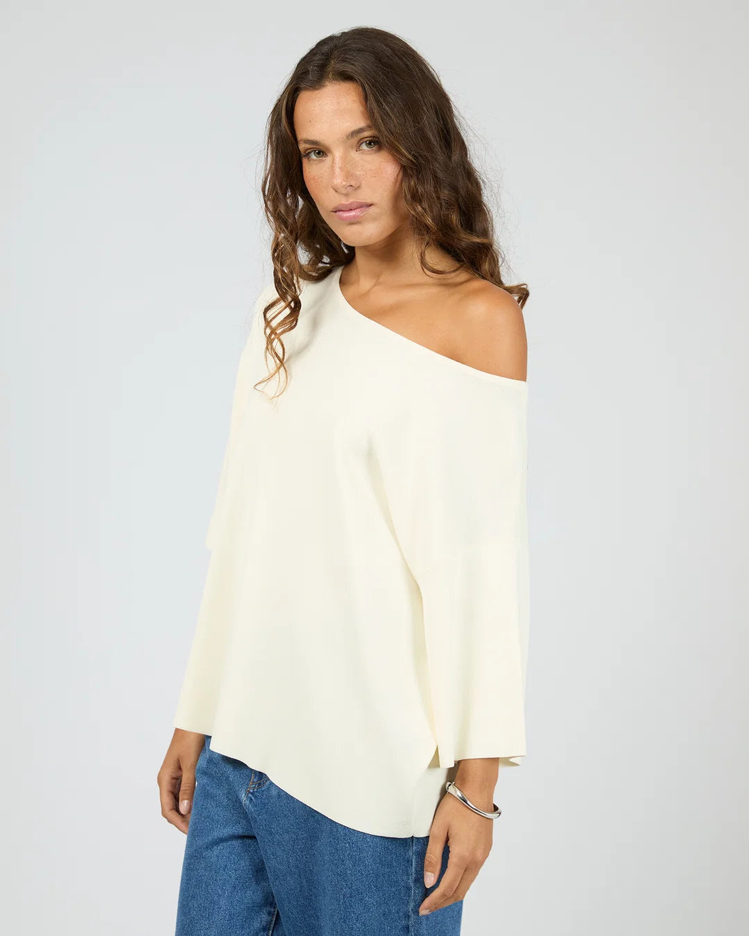 OLLIE OFF SHOULDER KNIT TOP