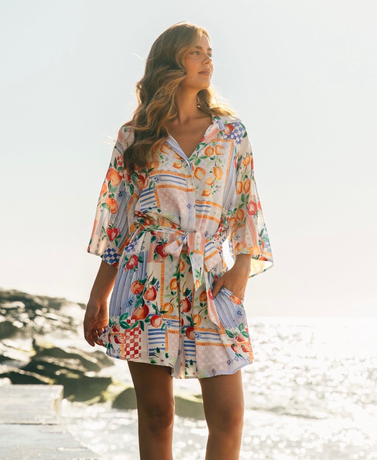 SUNBURST PLAYSUIT