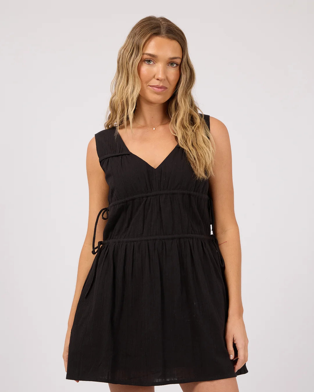 AAE HEIDI RUCHED MINI DRESS