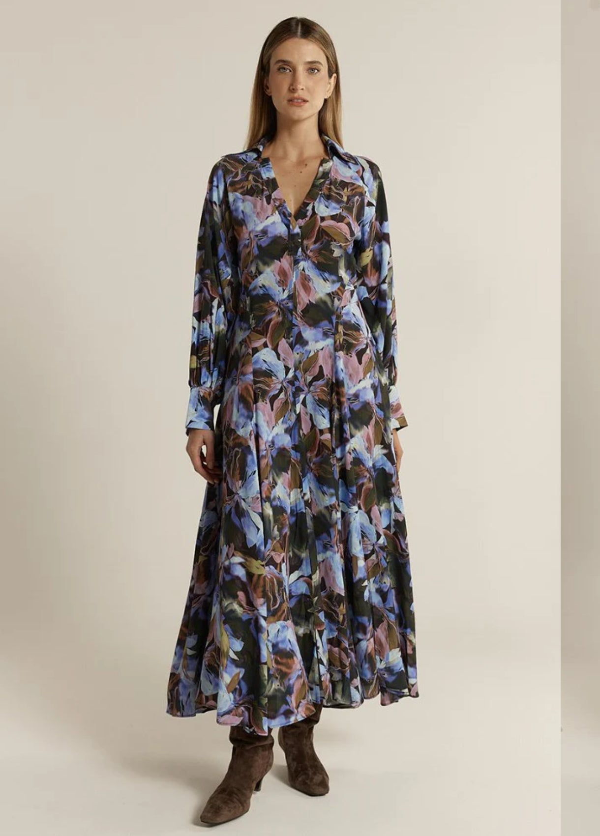 ALIX FIT AND FLARE DRESS