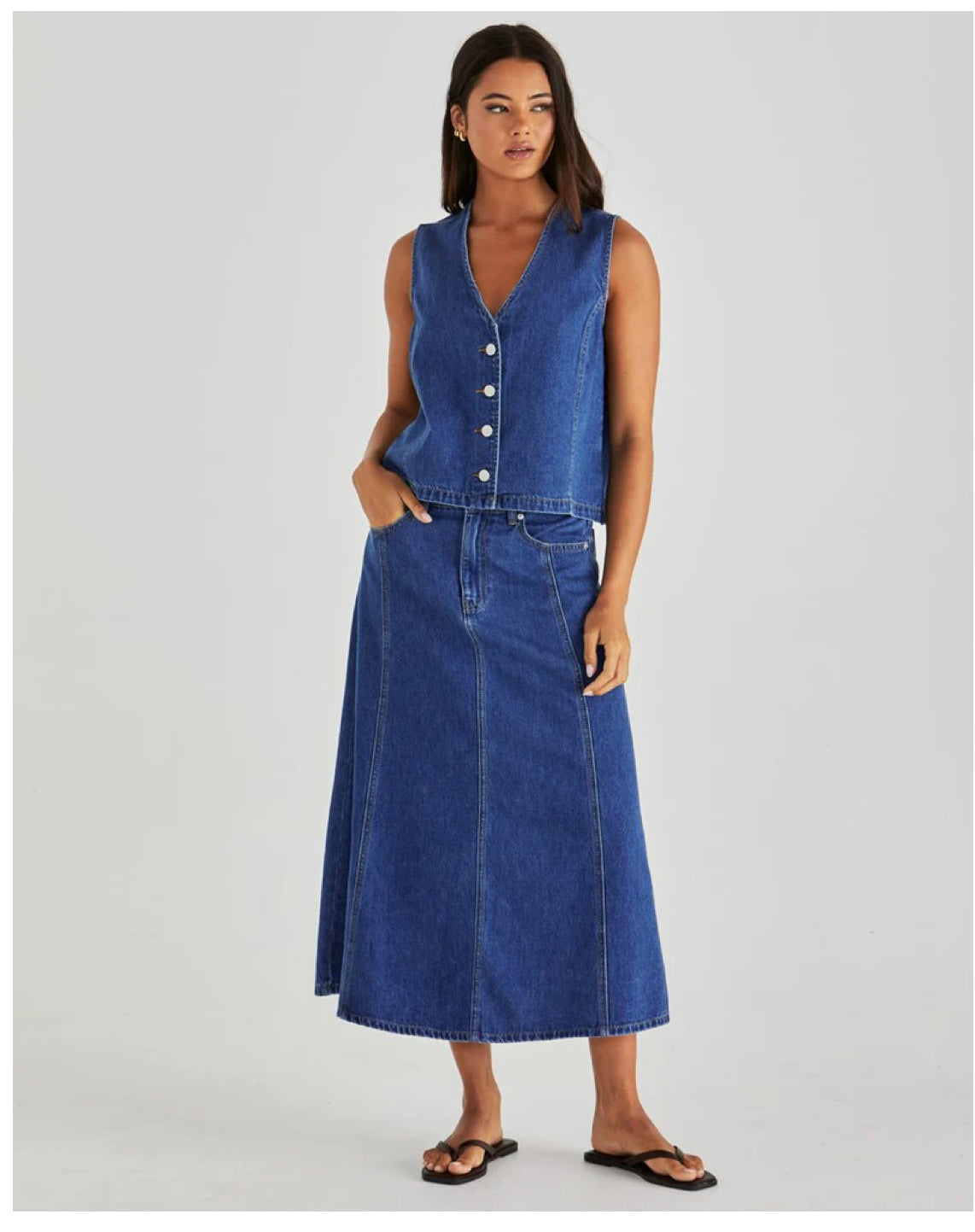 SABINE DENIM SKIRT