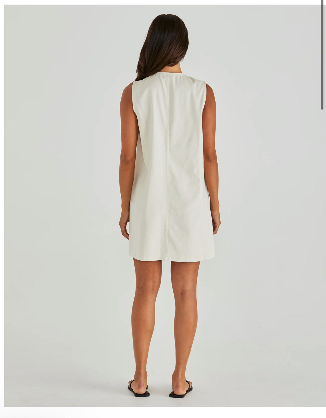 SABINE DENIM VEST DRESS