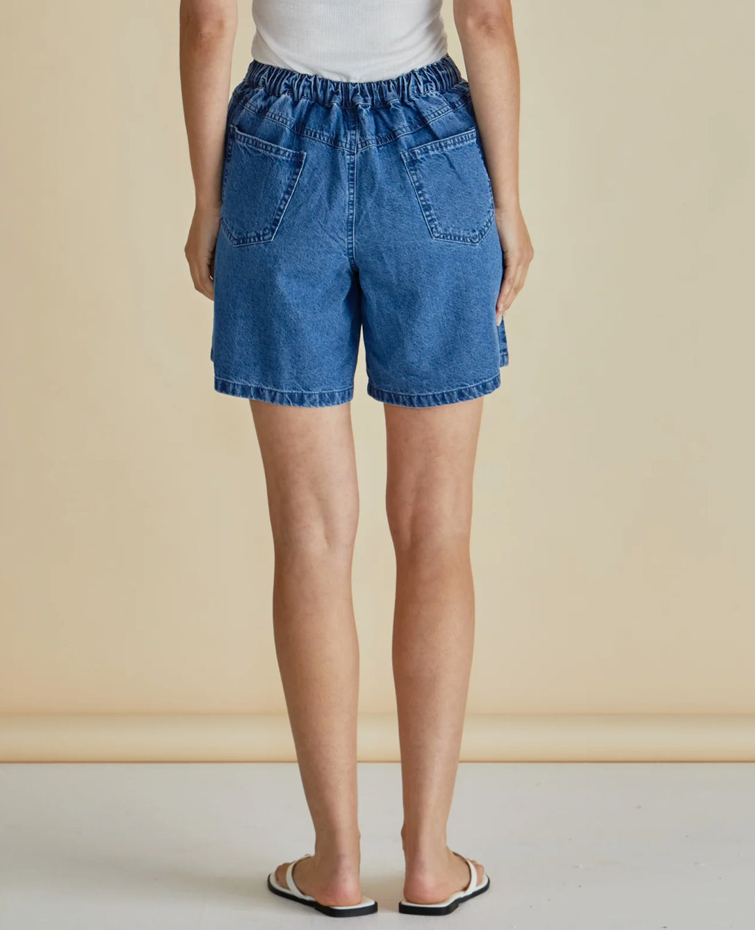 BREEZE RELAXED DENIM SHORTS