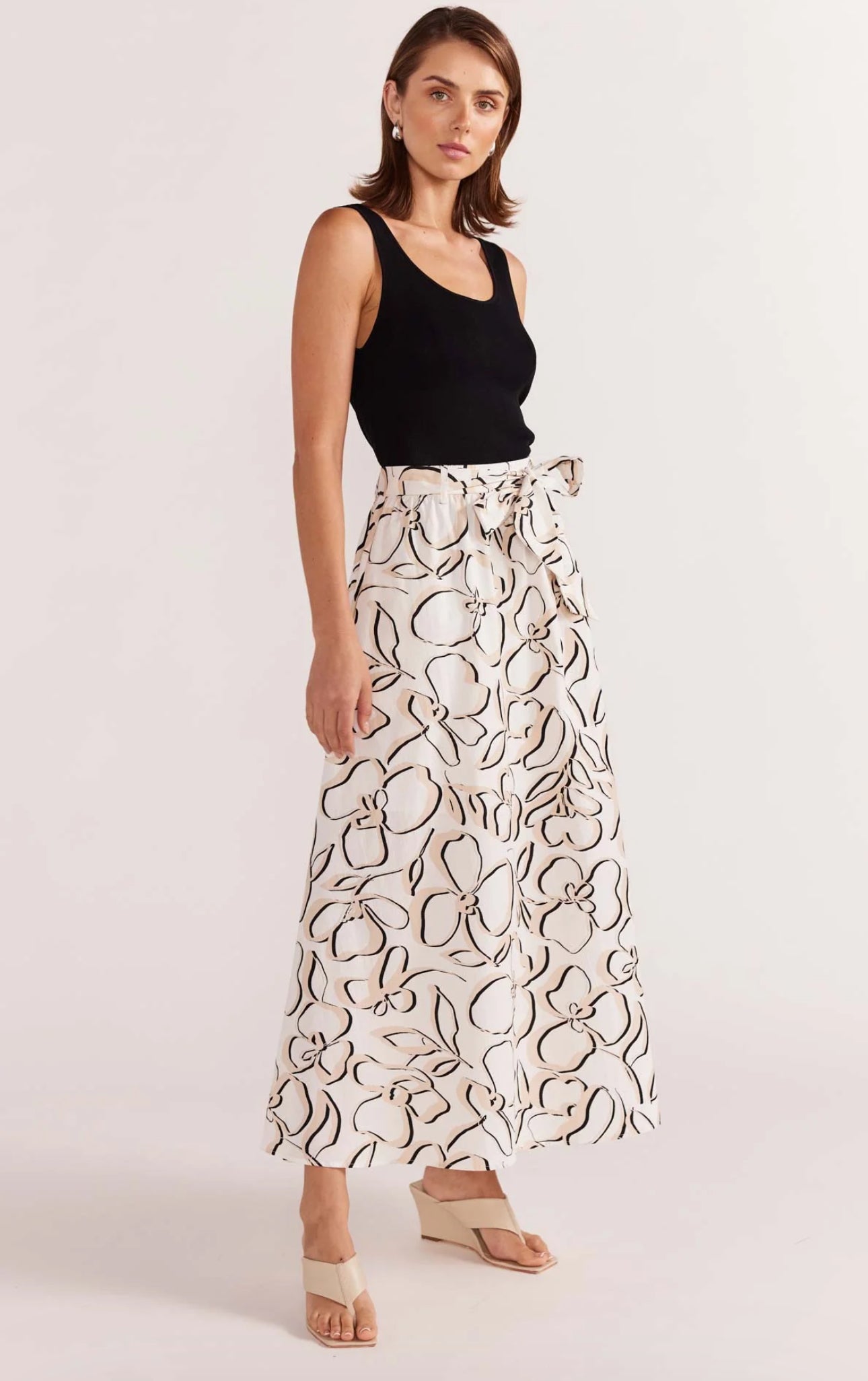 AMINA MIDI SKIRT