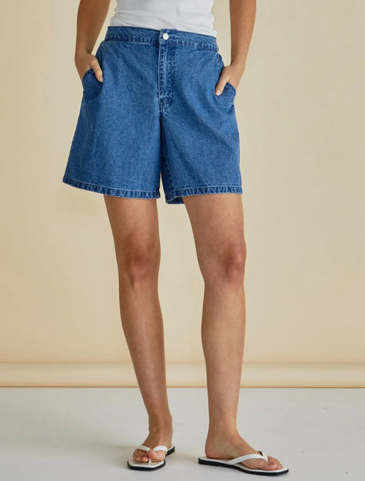 BREEZE RELAXED DENIM SHORTS