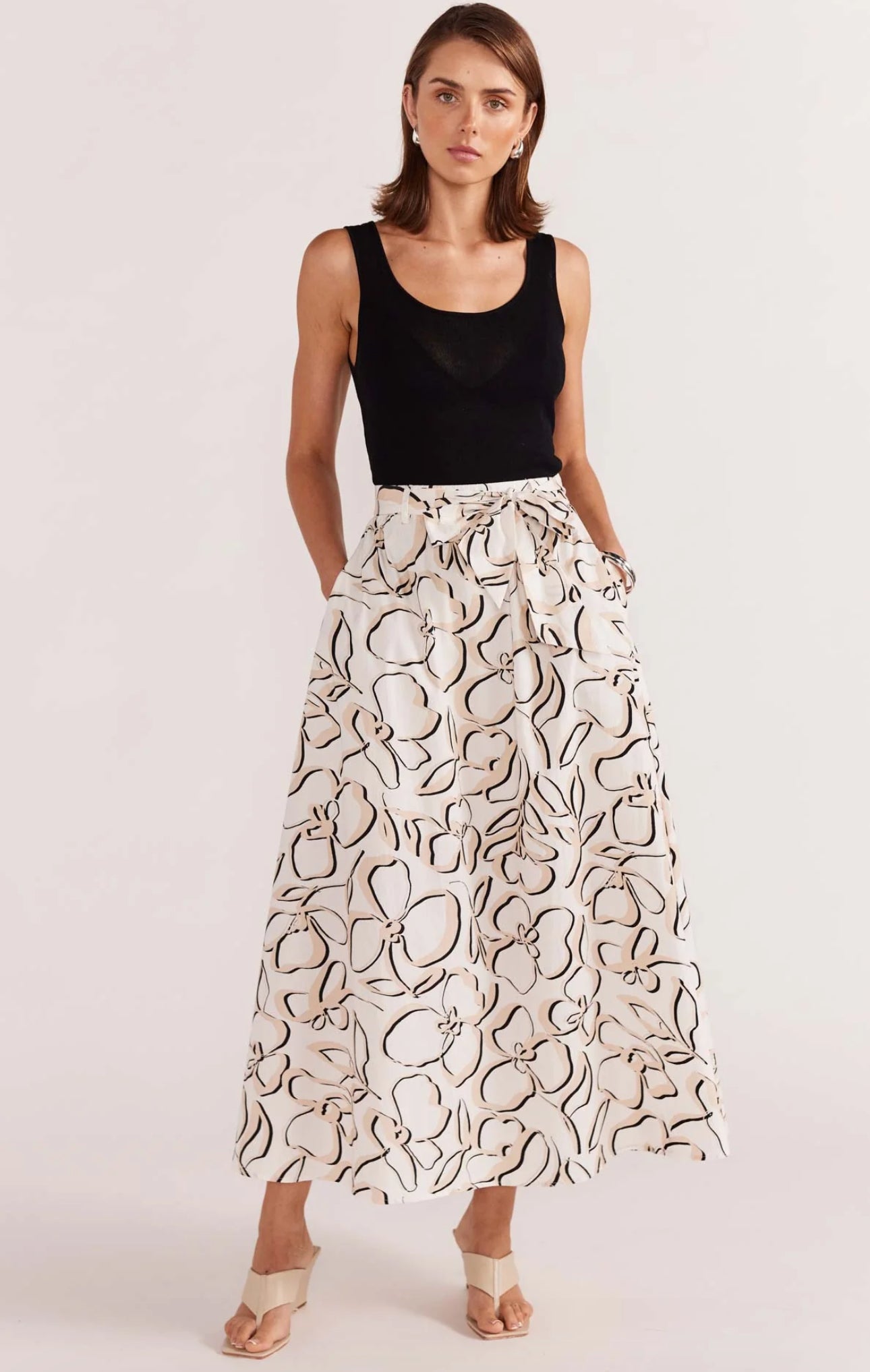 AMINA MIDI SKIRT