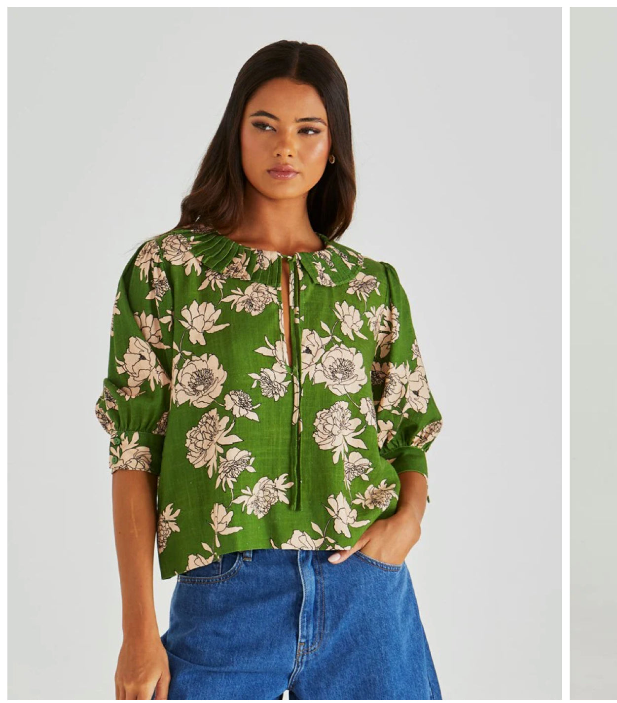ANTONIE PLEATED BLOUSE