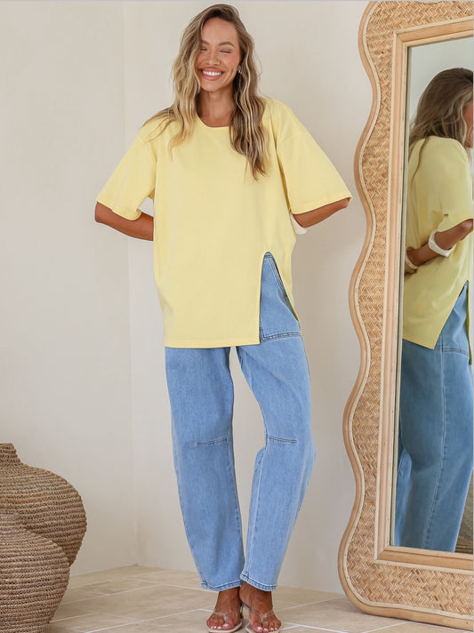 BEST BASIC YELLOW TEE