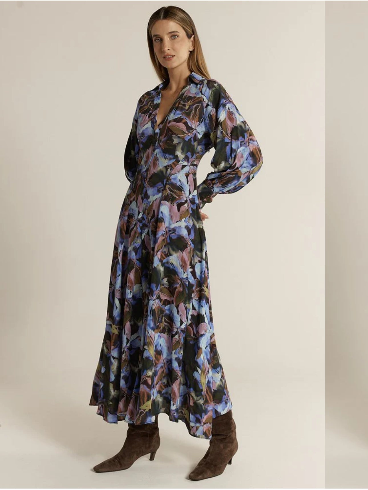 ALIX FIT AND FLARE DRESS