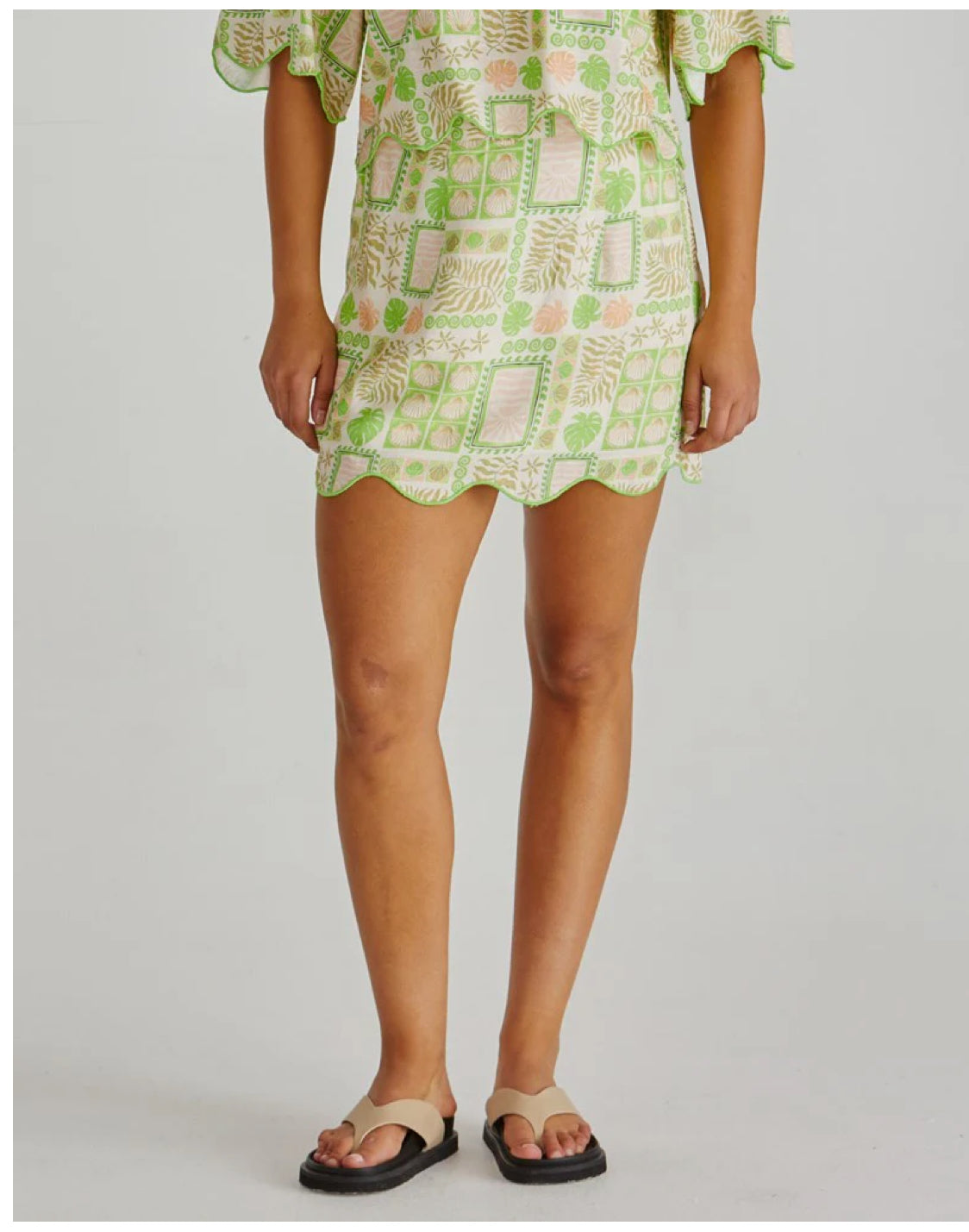 EMMETT SCALLOP SKIRT