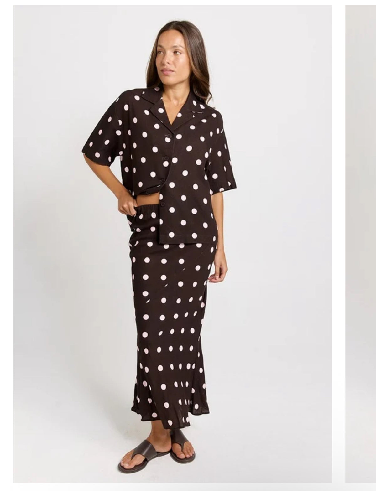 SABLE BIAS YOKE SKIRT