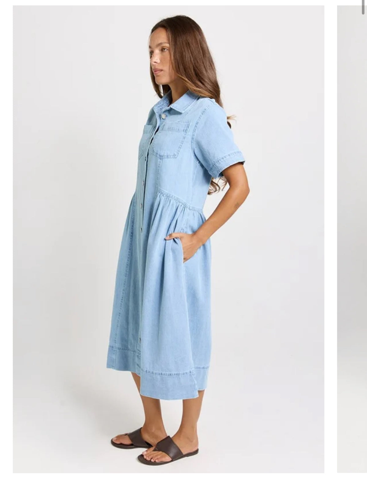 WILLOW DENIM DRESS
