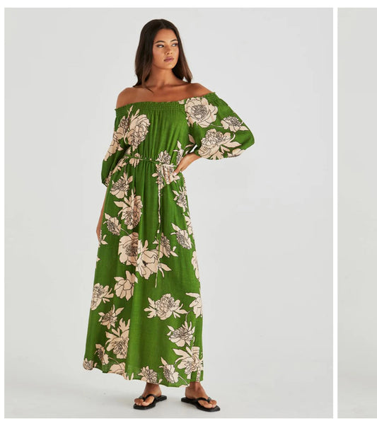 ANTONIE OFF SHOULDER DRESS