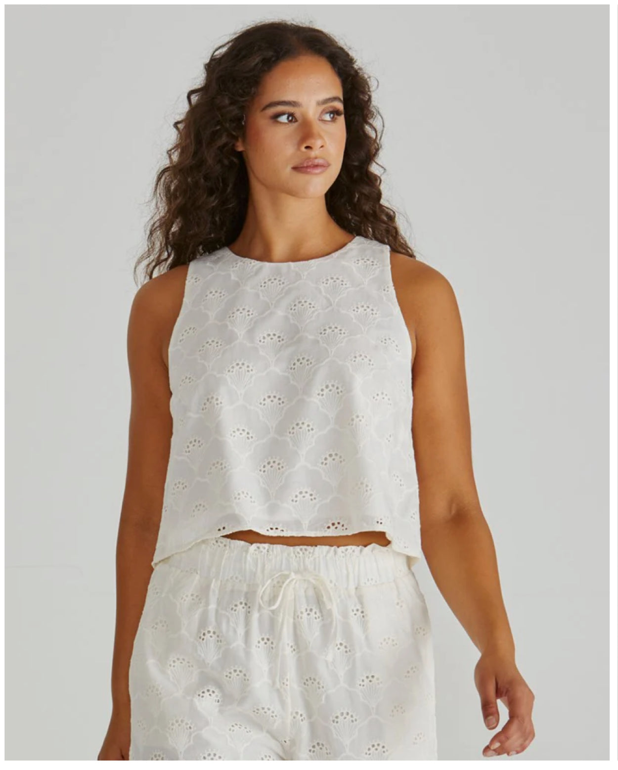 ZIMMY BRODERIE TANK