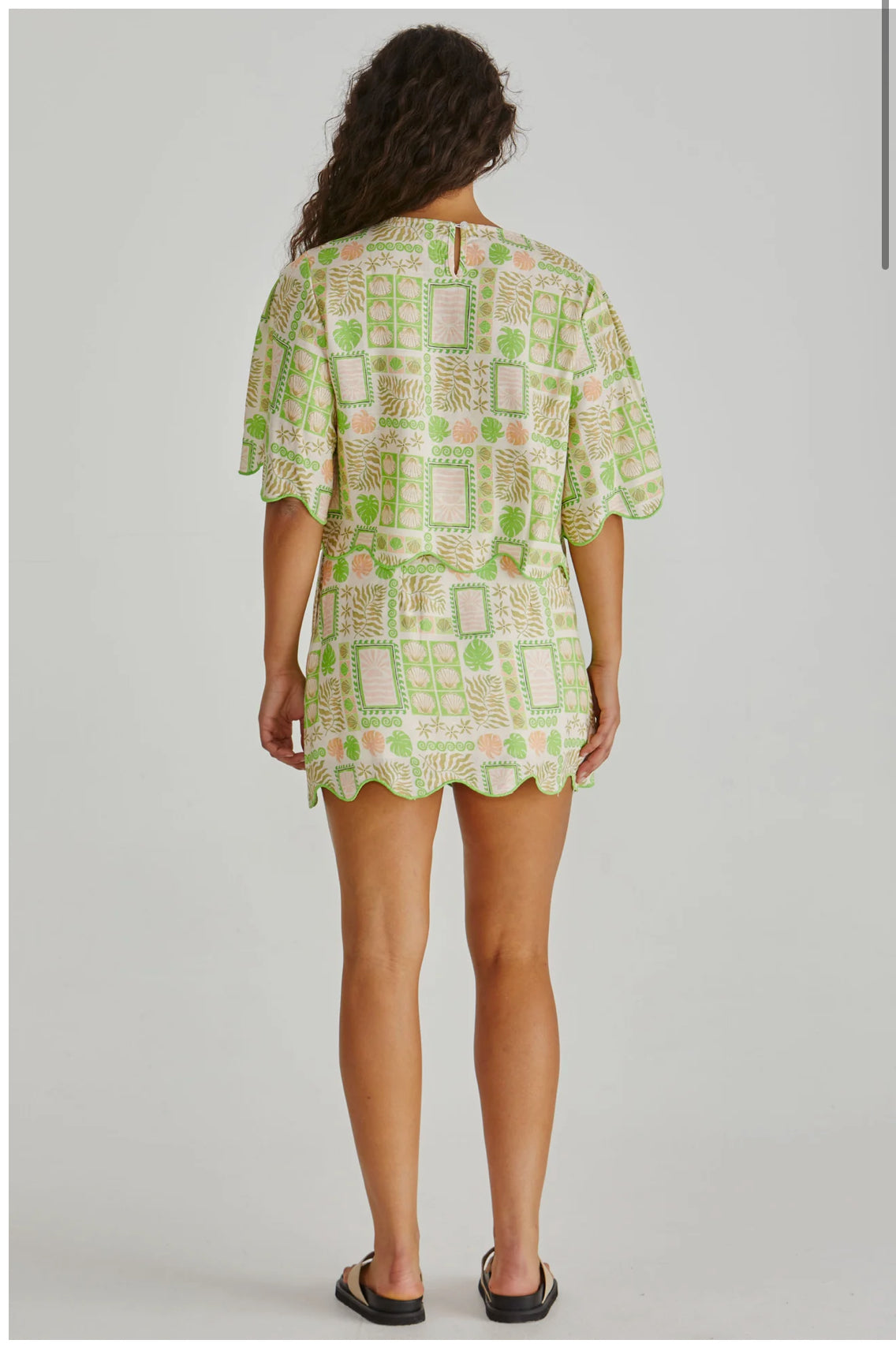 EMMETT SCALLOP SKIRT