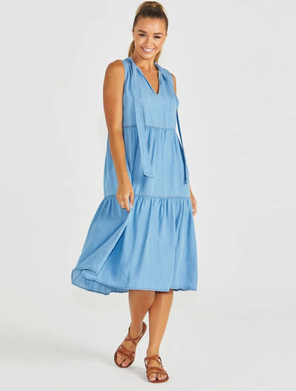 SEVILLE TIERED DRESS