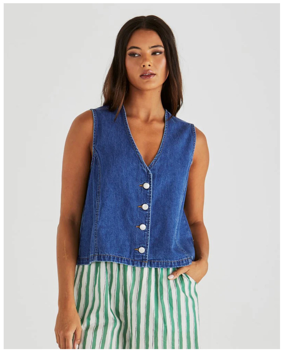 SABINE DENIM VEST