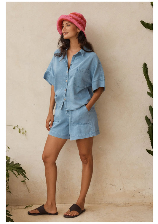 DREW DENIM SHORT