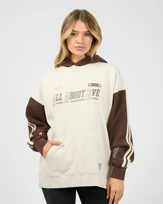 CONTRAST CLUB RELAXED HOODIE