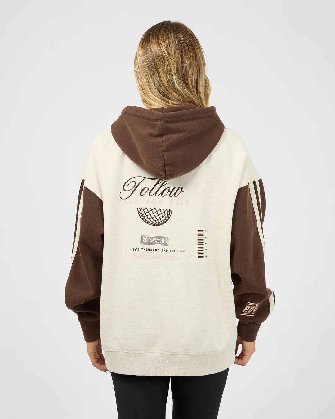 CONTRAST CLUB RELAXED HOODIE