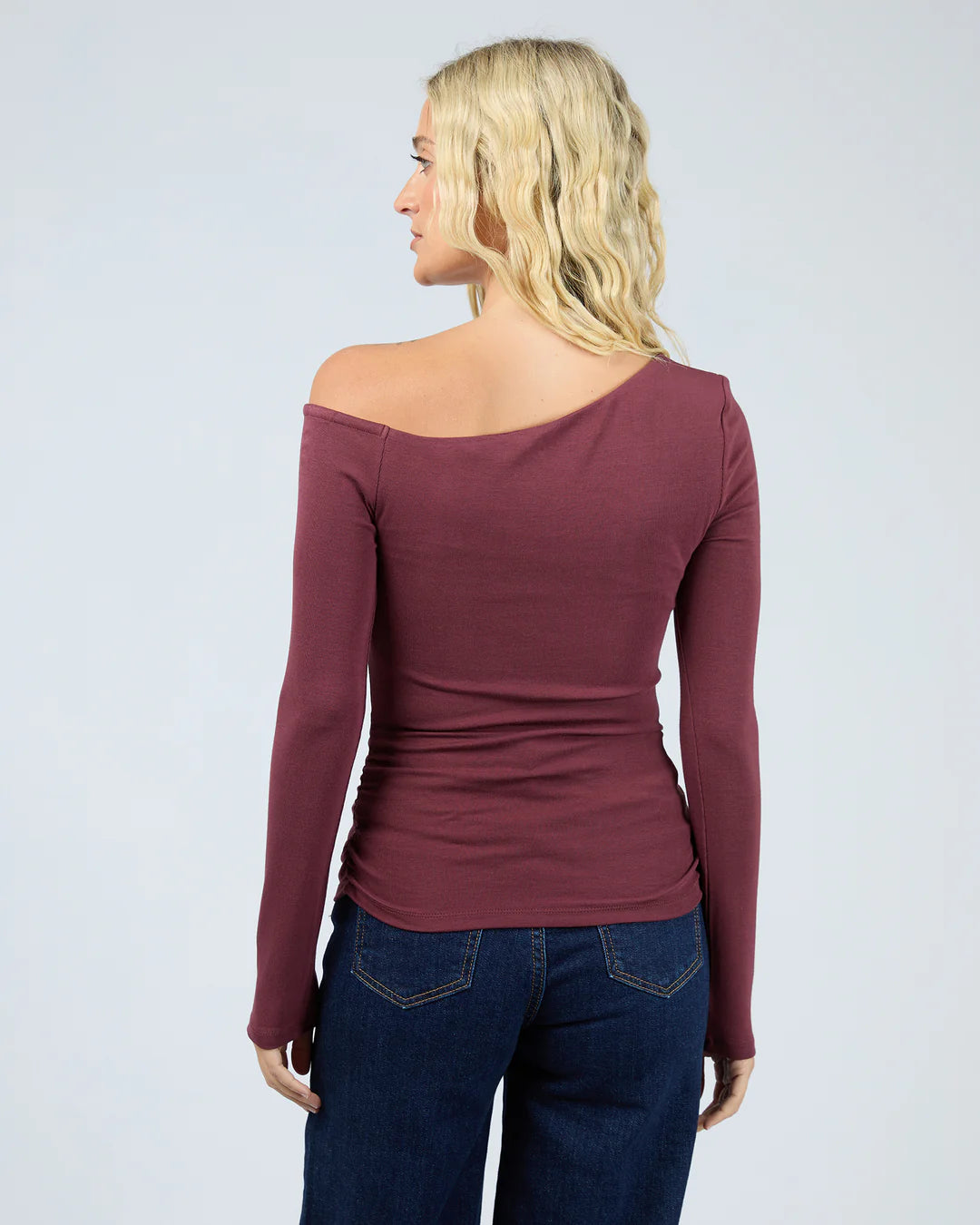 KYLIE OFF SHOULER LS TOP