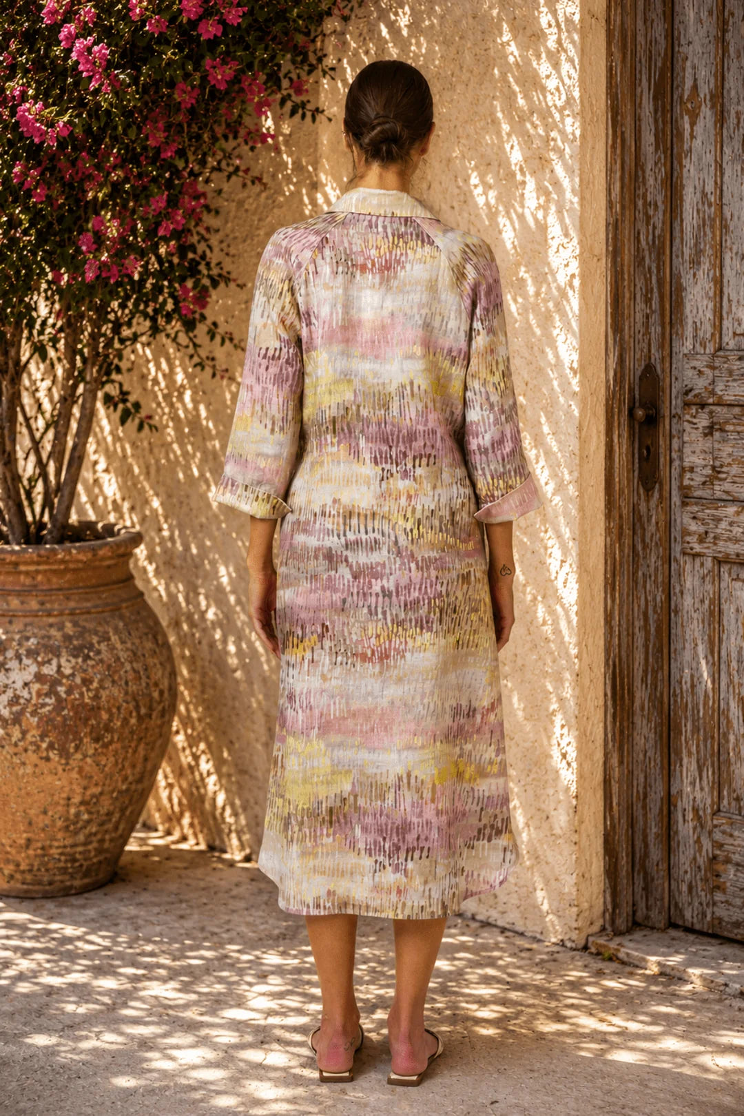 GA417 LINEN DRESS