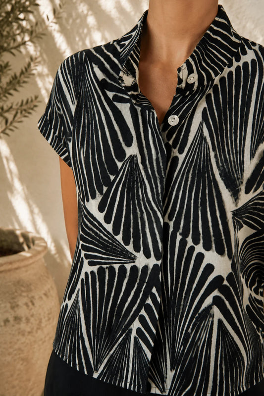 GA632 LINEN TOP