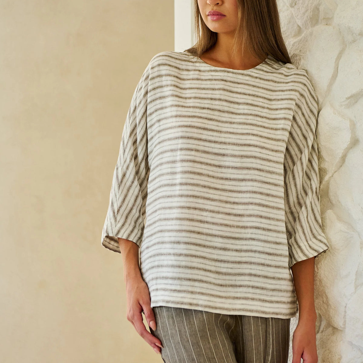 GA730 LINEN TOP