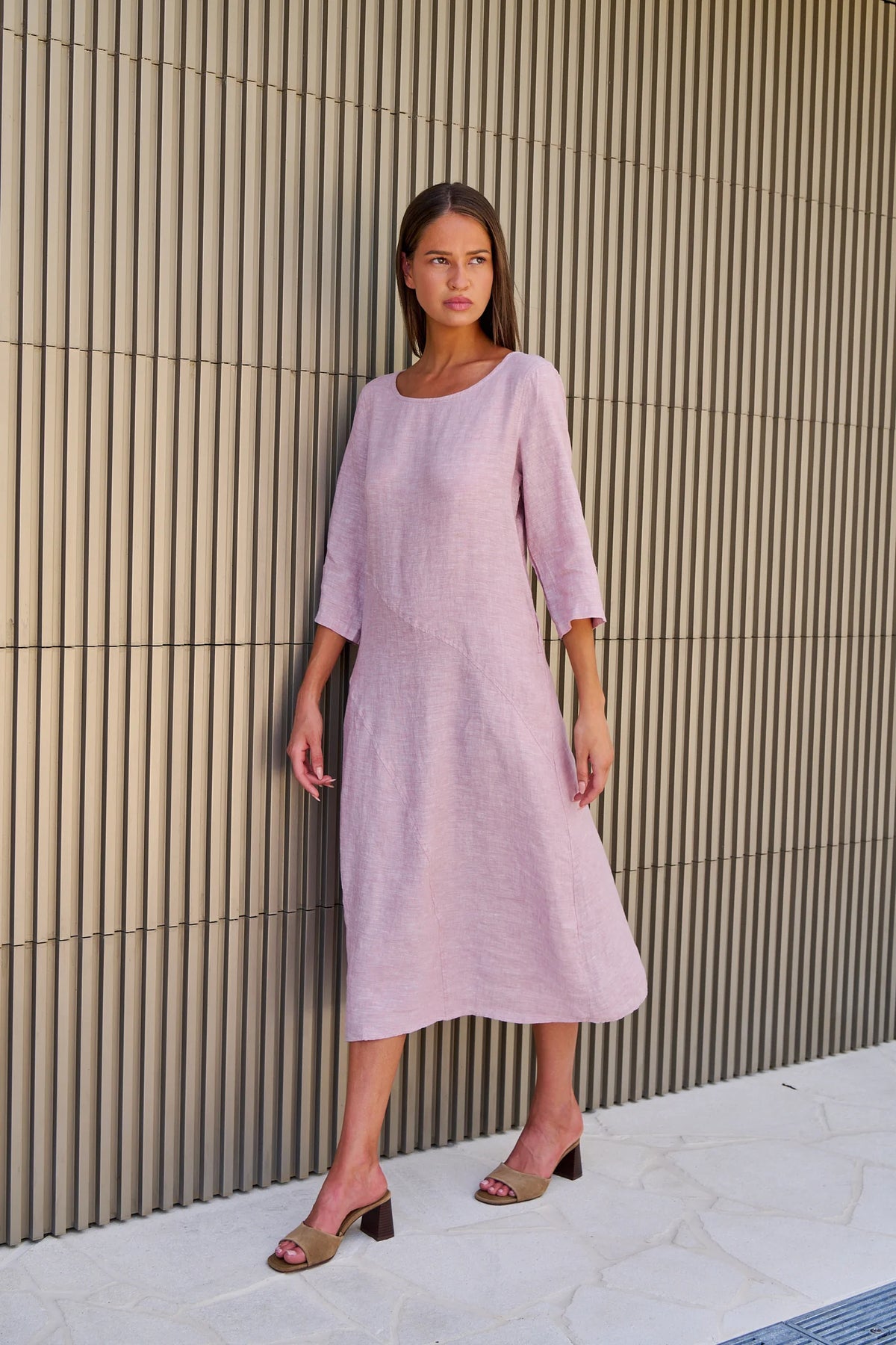 GA682 LINEN DRESS