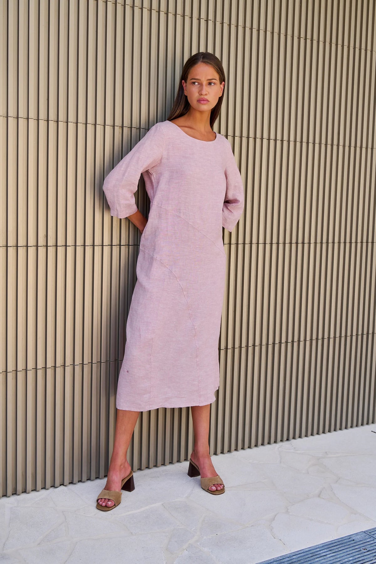 GA682 LINEN DRESS