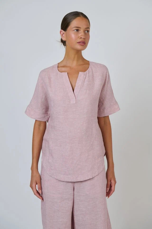 GA718 LINEN TOP