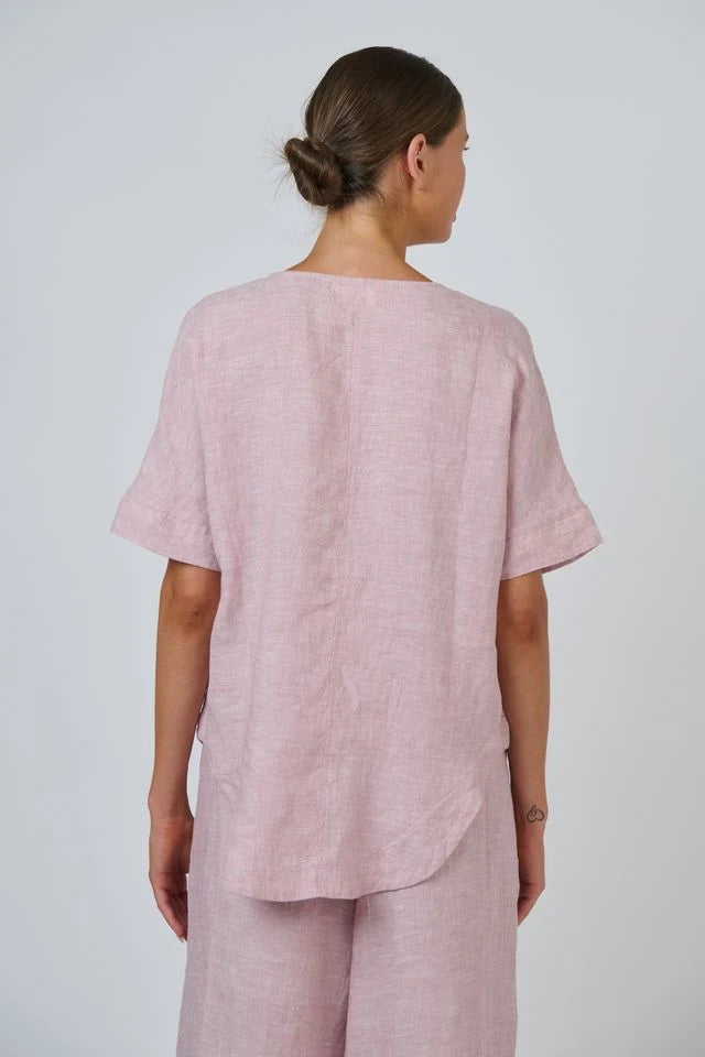 GA718 LINEN TOP