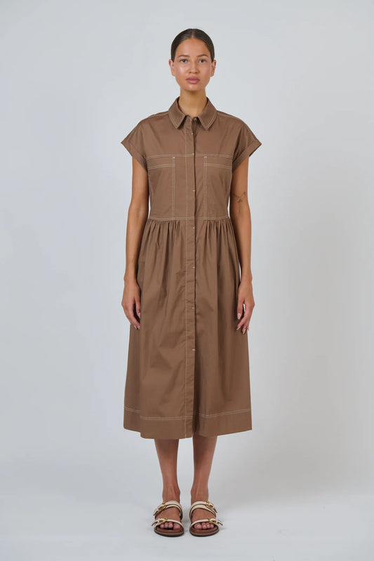 GA738 POPLIN DRESS