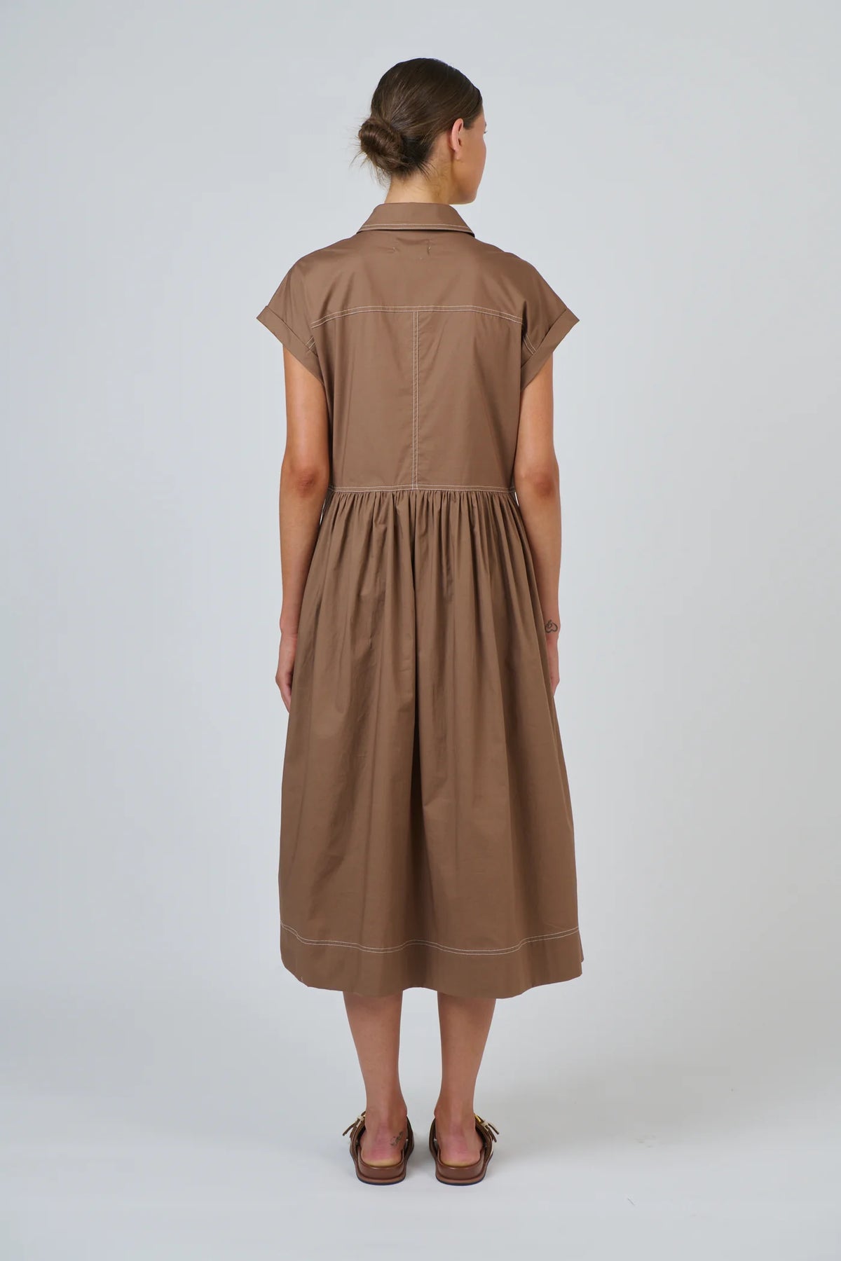 GA738 POPLIN DRESS