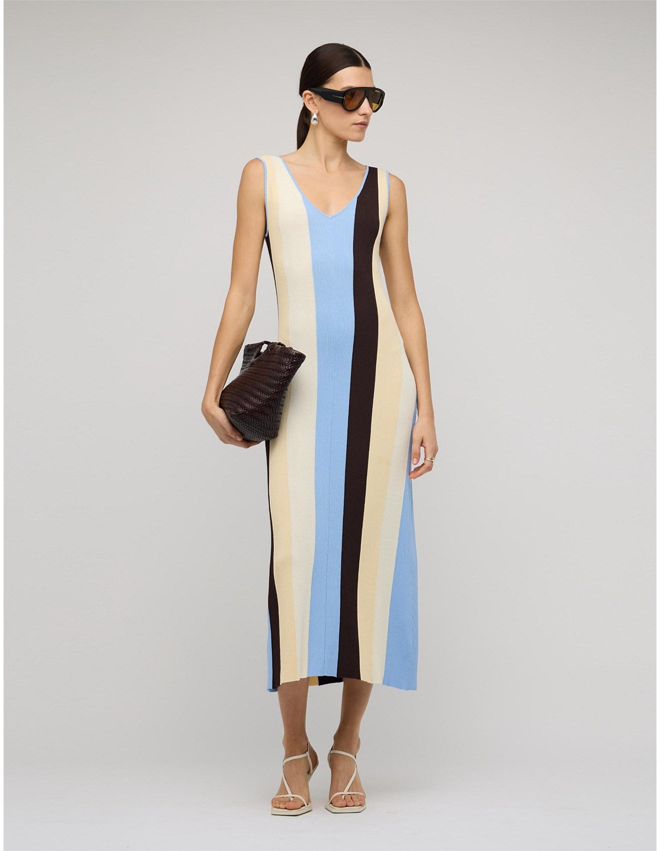 ATLAS STRIPE KNIT DRESS