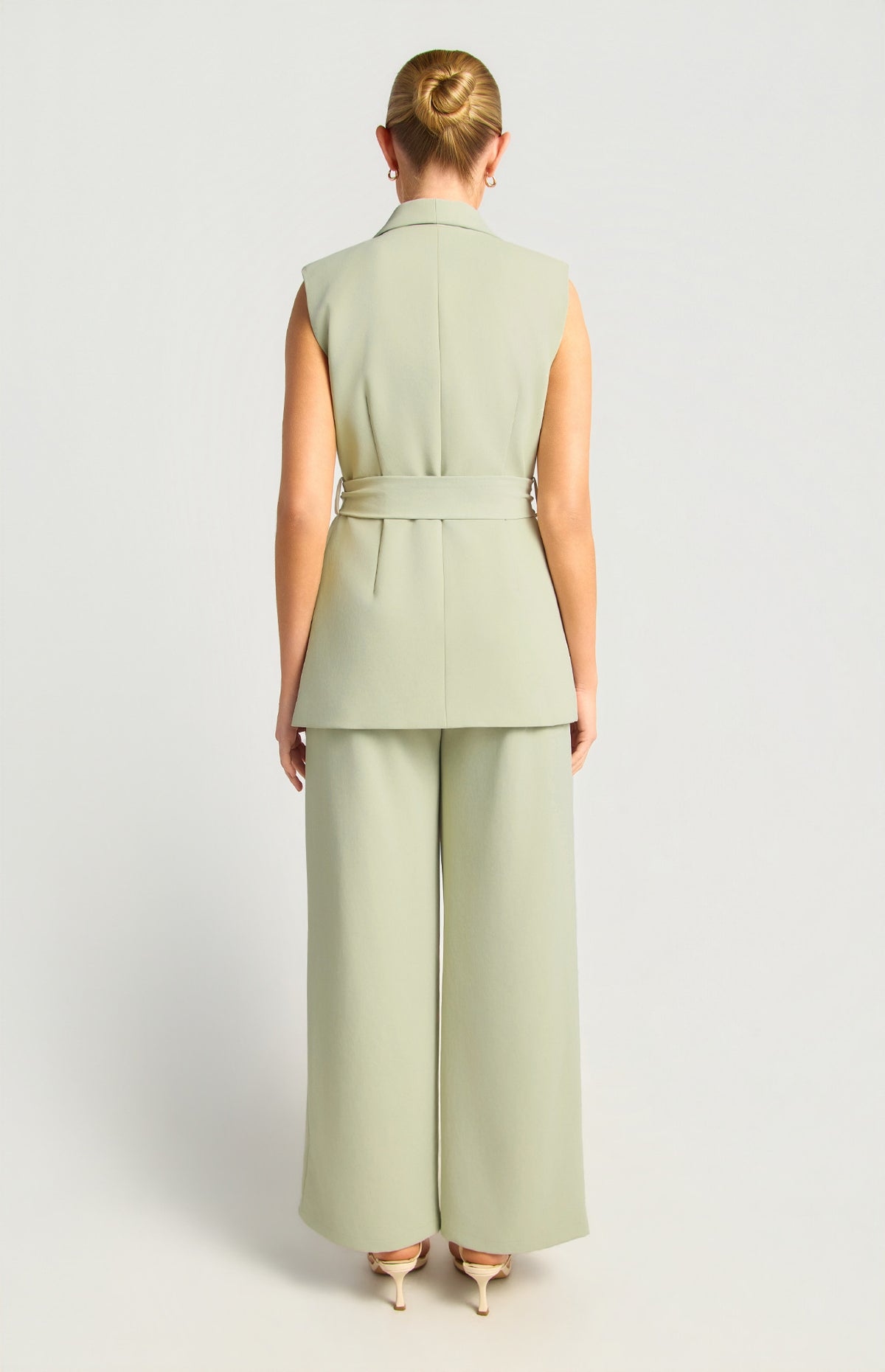 SAGE BLAZER VEST